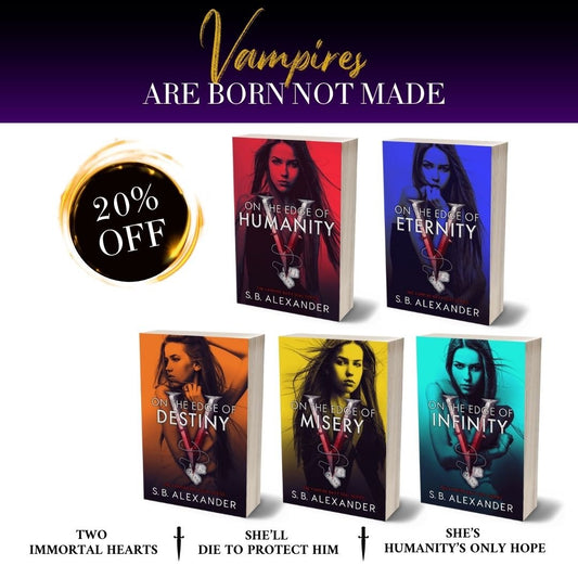 Vampire Romance (Jo & Webb) SIGNED PAPERBACK Bundle - S.B. Alexander Books